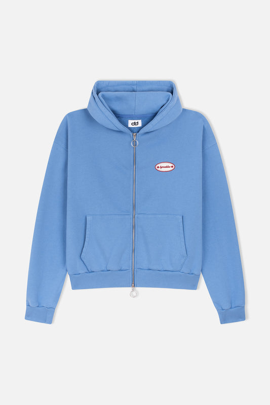 LIGHT BLUE ZIPPER