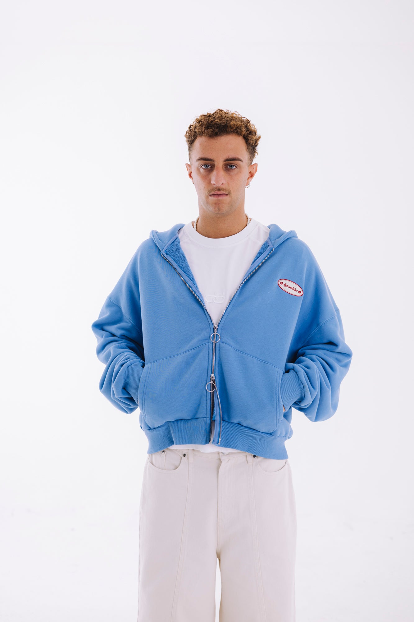 LIGHT BLUE ZIPPER