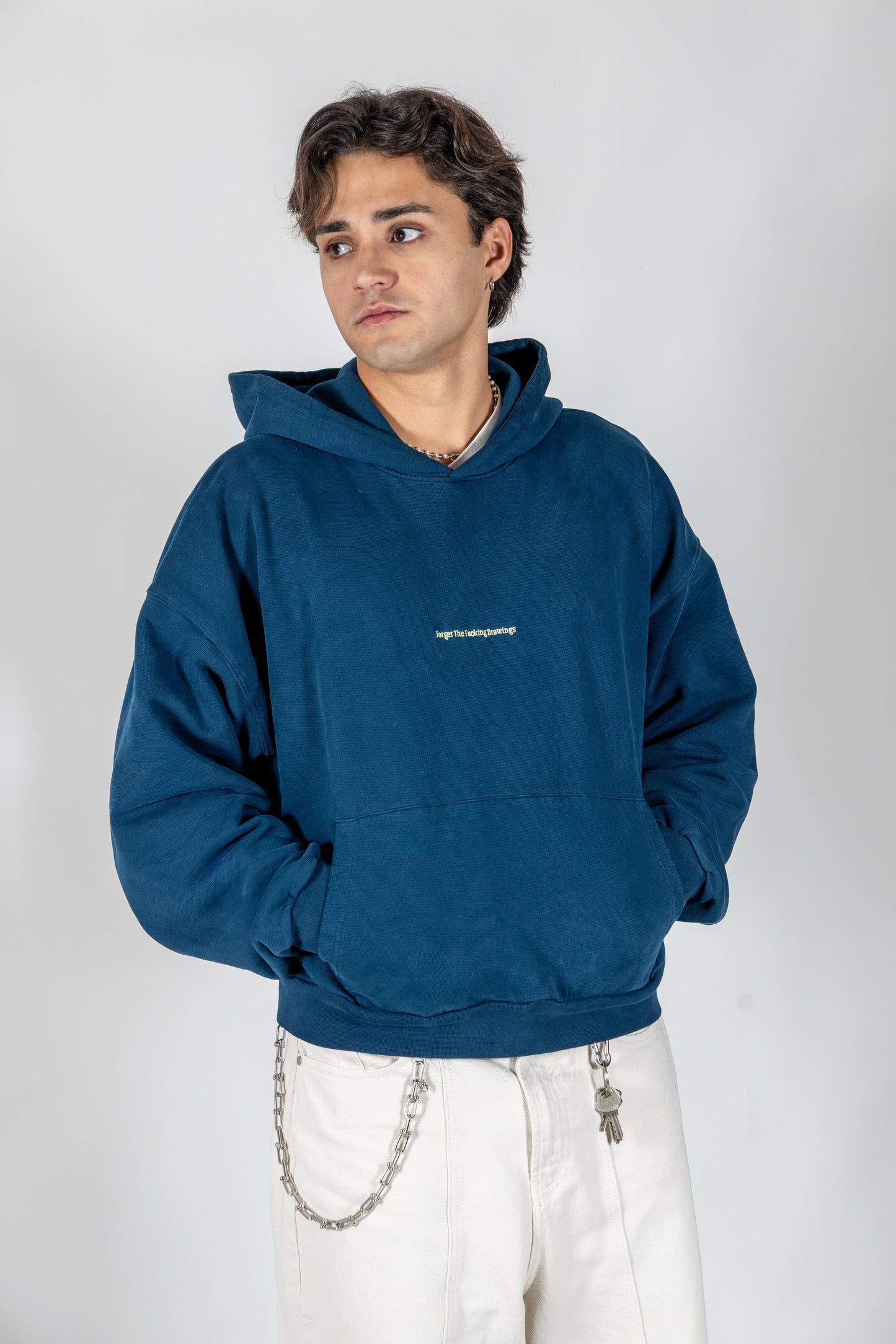 NAVY BLUE HOODIE