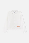 WHITE LINEN SHIRT