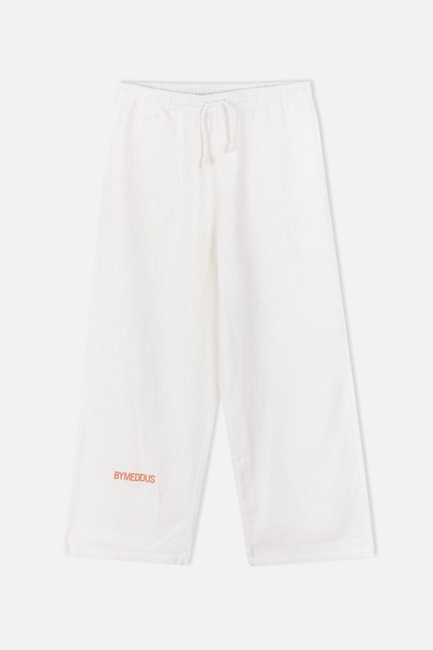 WHITE LINEN TROUSERS