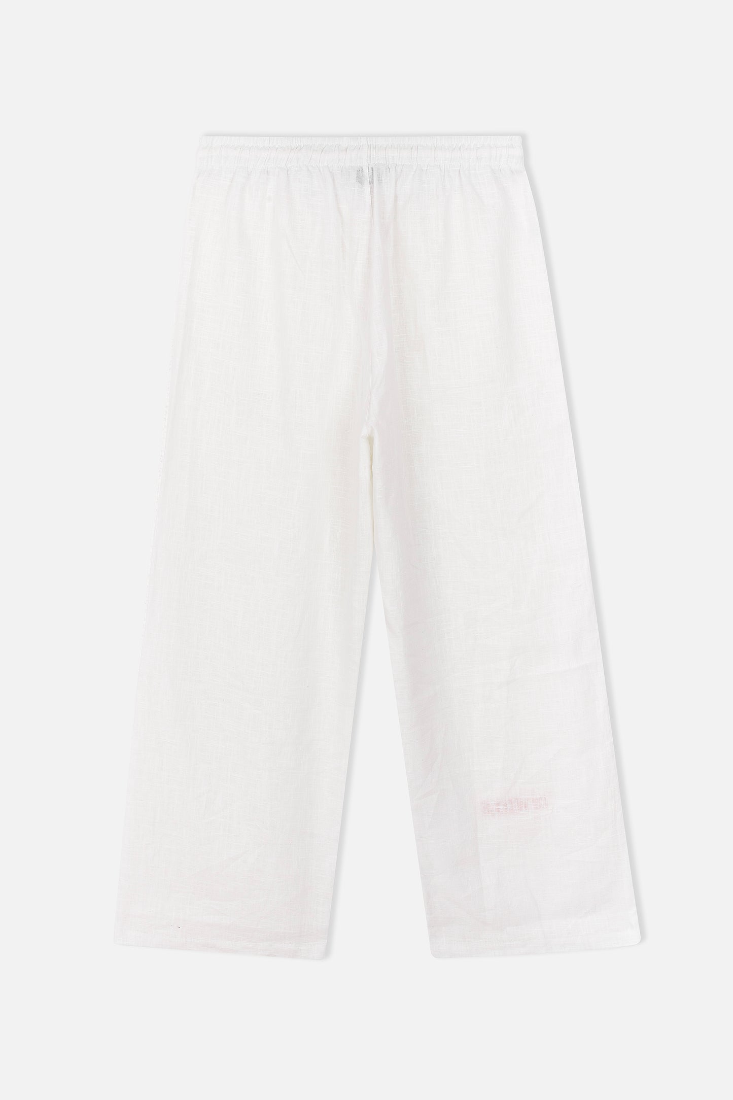 WHITE LINEN TROUSERS