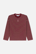 CRIMSON STRIPES LONGSLEEVE