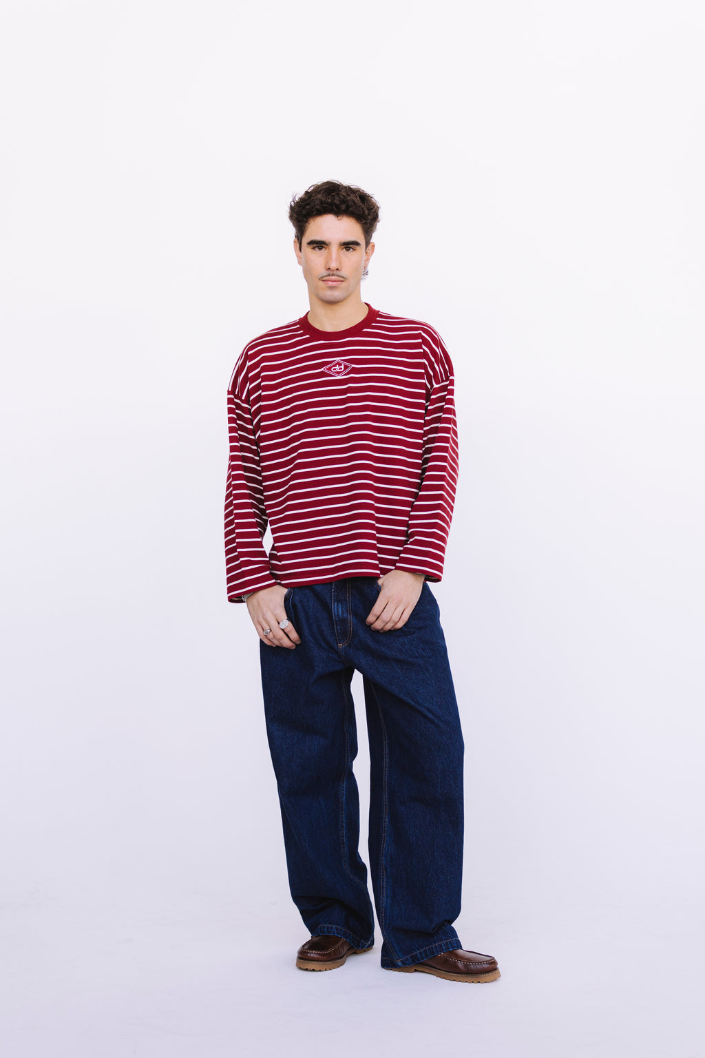 CRIMSON STRIPES LONGSLEEVE