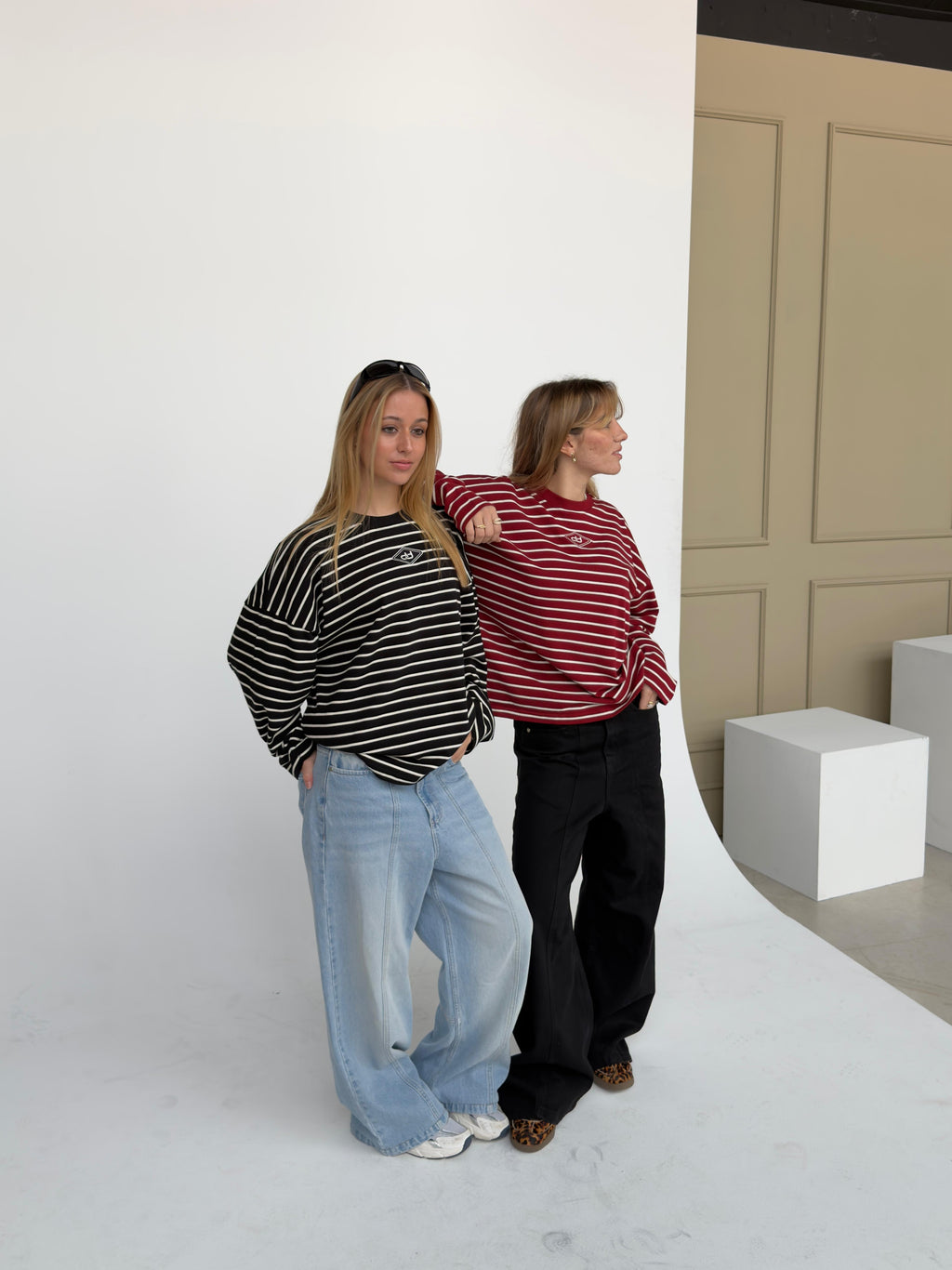 CRIMSON STRIPES LONGSLEEVE