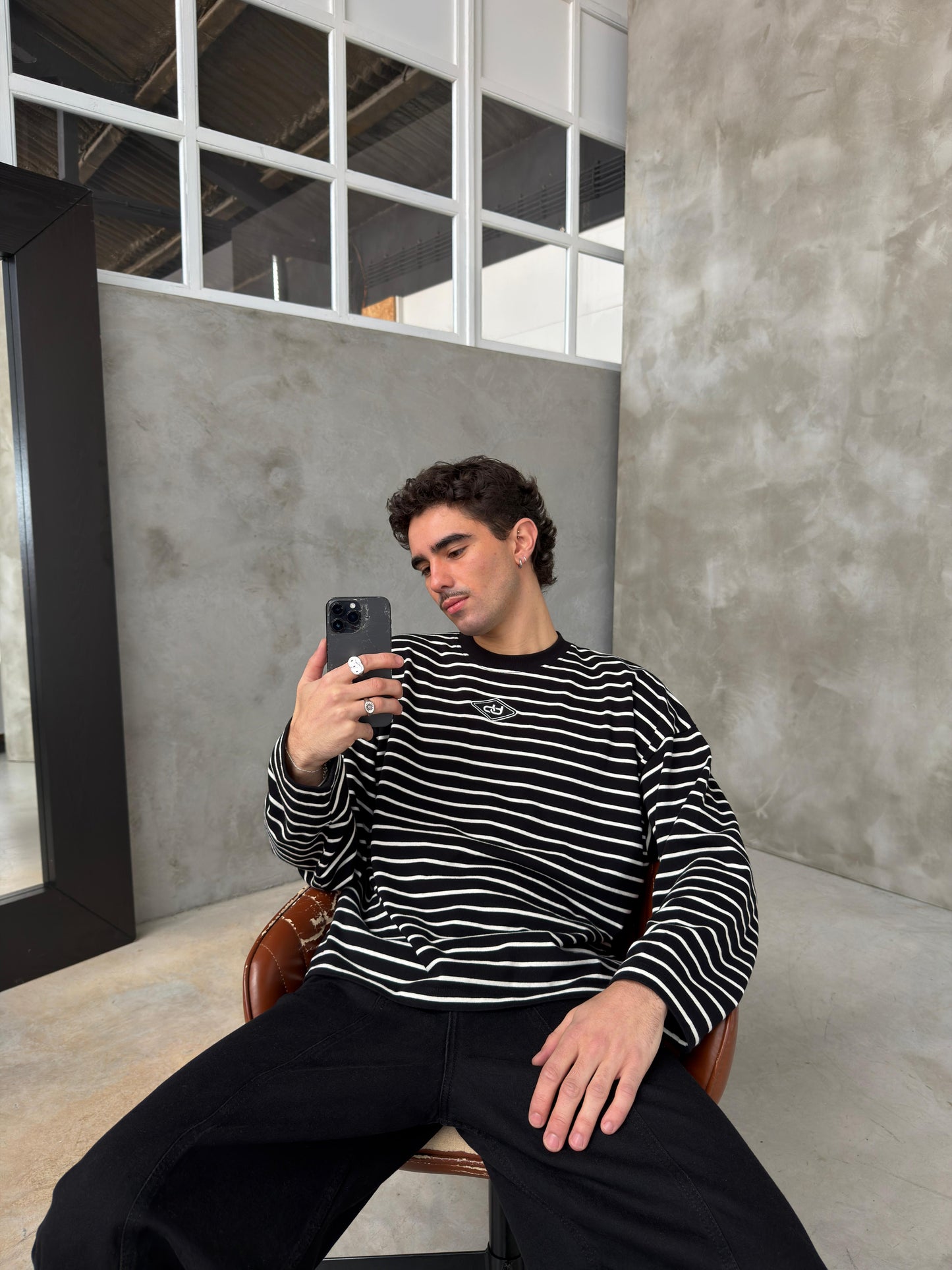 MIDNIGHT STRIPES LONGSLEEVE