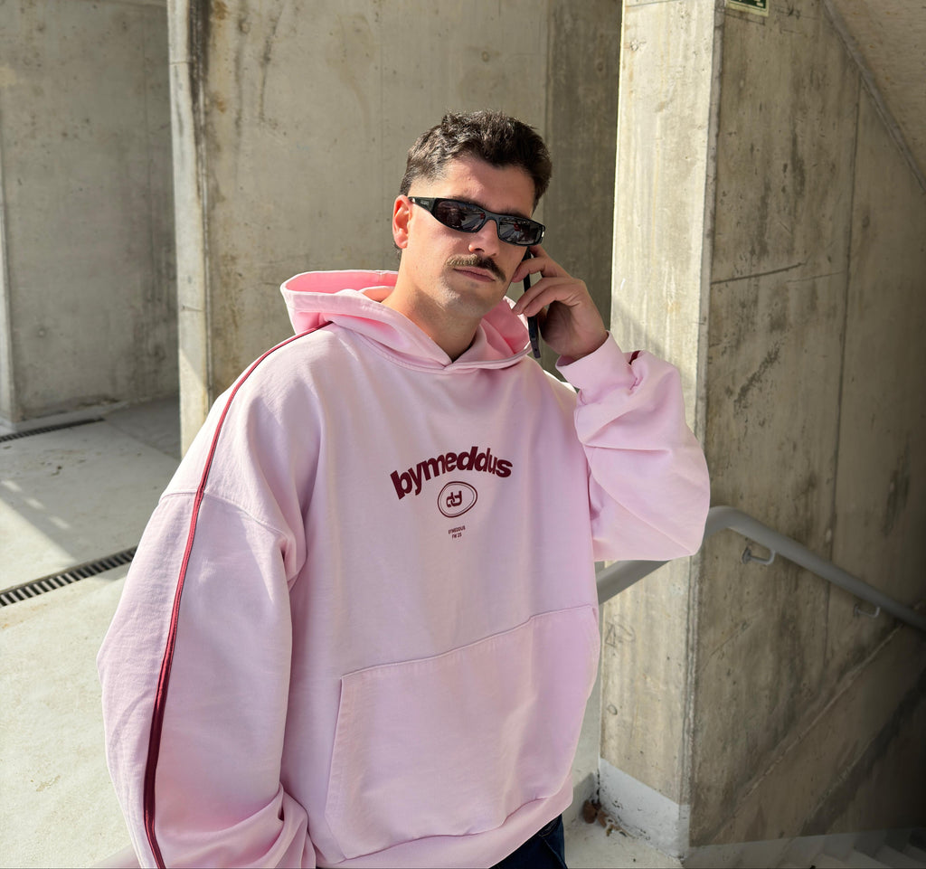 BLUSH COLLEGE HOODIE