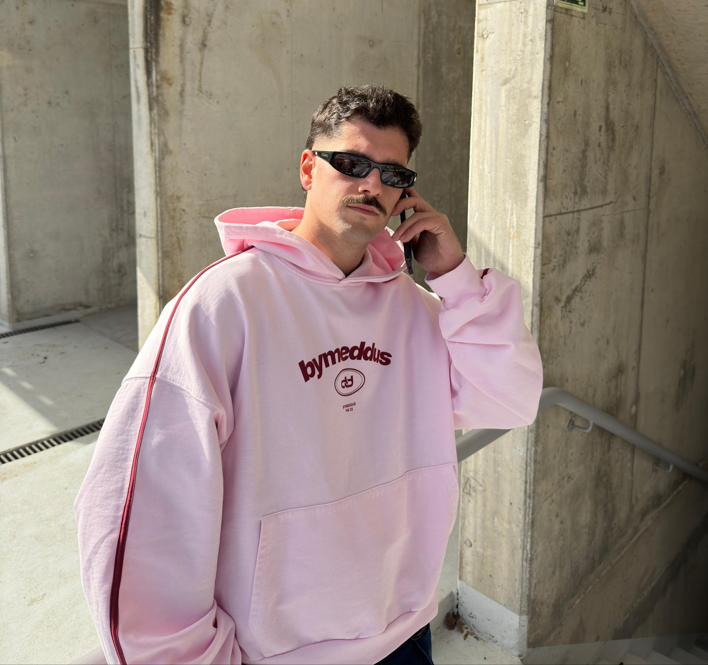 BLUSH COLLEGE HOODIE